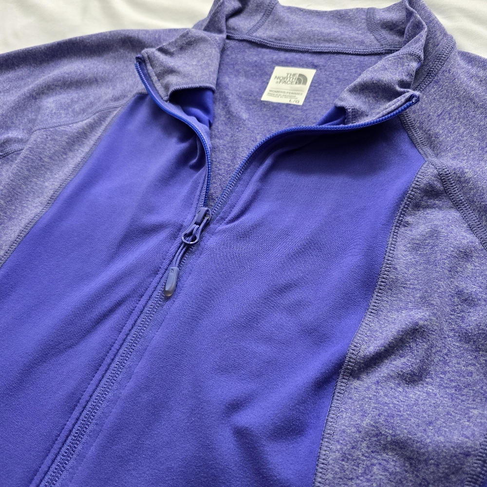 The North Face Women’s Purple Full Zip Athletic Jacket Large